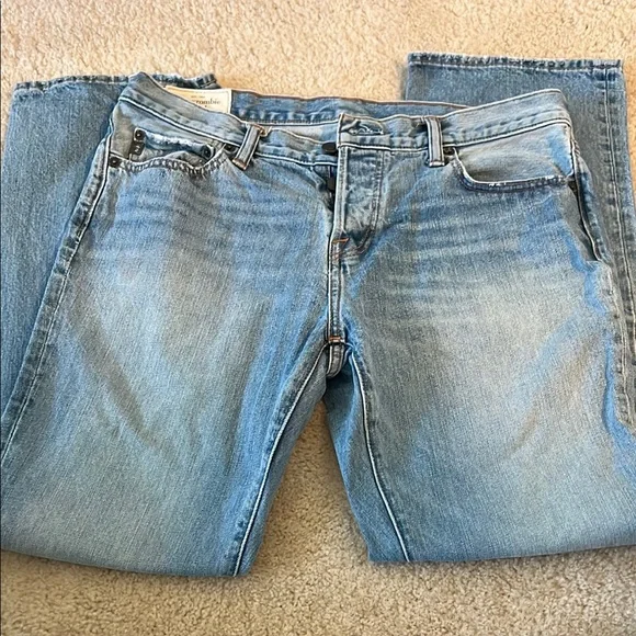 AF Men’s Classic Blue Denim Jeans - Picture 3 of 3